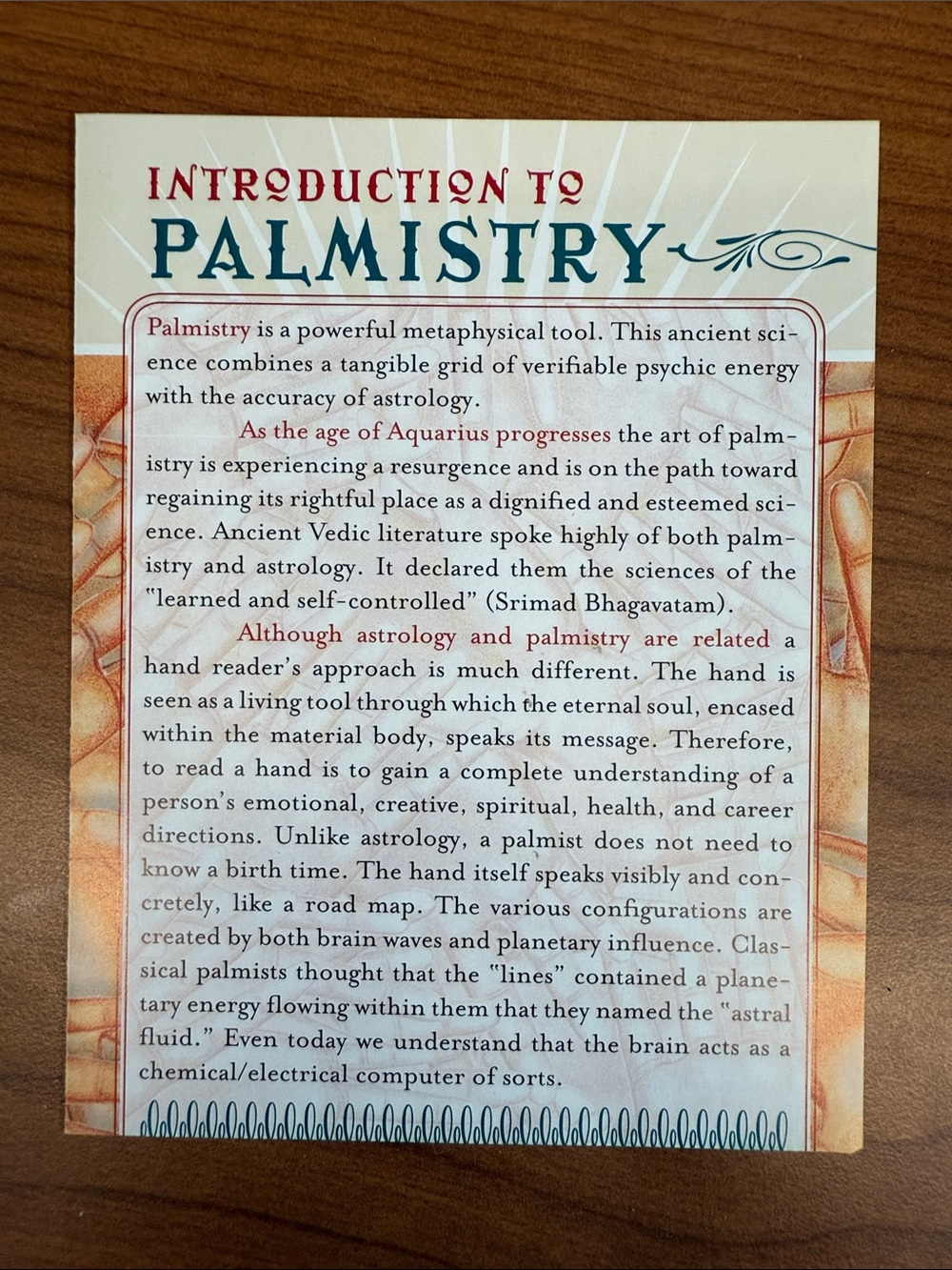 Palmistry Cards Deck by Vernon Mahabal - Picture 7 of 7